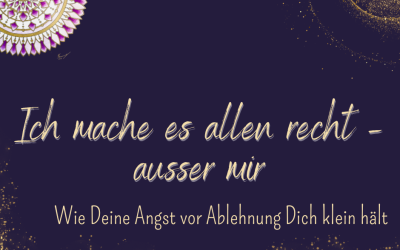 Angst vor Ablehnung